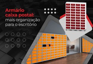 Armário caixa postal modelos da Lojas Martex