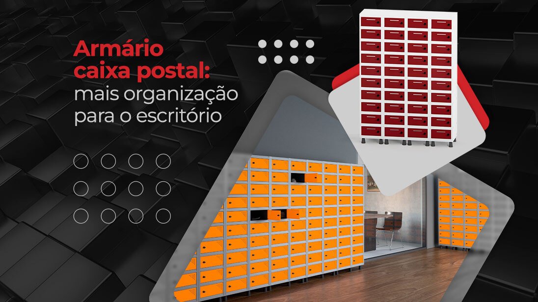 Armário caixa postal modelos da Lojas Martex