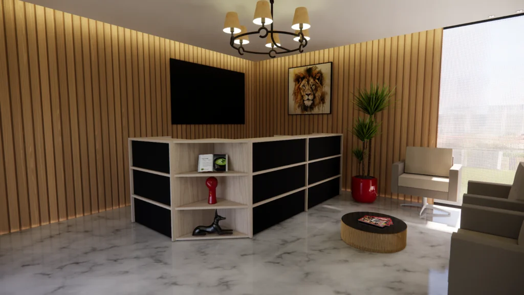 Balcões de atendimento: a primeira impressão da sua empresa 1 Balcões com design que reforçam a imagem corporativa