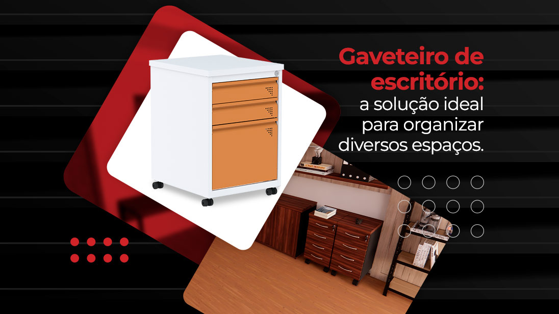 Gaveteiro de escritório - Martex