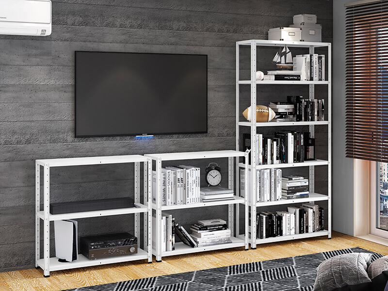 Móveis de aço: o equilíbrio perfeito entre a resistência e o design sofisticado no ambiente corporativo 9 39 16 Ambiente Estantes Quarto - Móveis de aço: o equilíbrio perfeito entre a resistência e o design sofisticado no ambiente corporativo