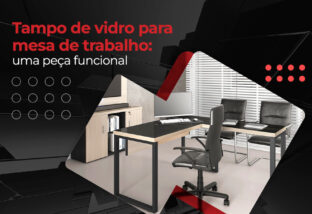 Tampo de vidro para mesa - Lojas Martex