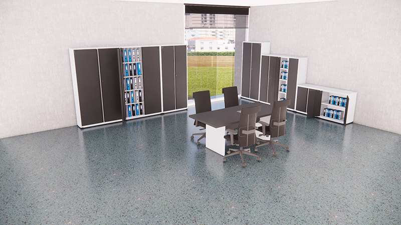 Móveis de aço: o equilíbrio perfeito entre a resistência e o design sofisticado no ambiente corporativo 12 Enscape 2023 04 29 10 04 09 - Móveis de aço: o equilíbrio perfeito entre a resistência e o design sofisticado no ambiente corporativo